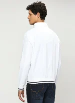 PEPE JEANS WHITE LIGHTWEIGHT FULL SLEEVE JACKET - Image 3