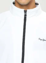 PEPE JEANS WHITE LIGHTWEIGHT FULL SLEEVE JACKET - Image 5
