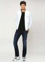 PEPE JEANS WHITE LIGHTWEIGHT FULL SLEEVE JACKET - Image 6