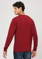 Pepe Jeans Solid Cotton Round Neck Men's Sweatshirt - Image 3