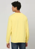 PEPE JEANS GRAPHIC PRINT FULL SLEEVE SWEATSHIRT YELLOW - Image 3