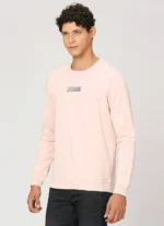 PEPE JEANS GRAPHIC PRINT FULL SLEEVE SWEATSHIRT LIGHT PINK - Image 4