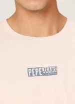 PEPE JEANS GRAPHIC PRINT FULL SLEEVE SWEATSHIRT LIGHT PINK - Image 5