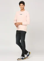 PEPE JEANS GRAPHIC PRINT FULL SLEEVE SWEATSHIRT LIGHT PINK - Image 7