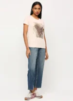 Optic Pink Round Neck Short Sleeve T-Shirt - Image 6