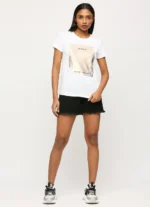Optic White Round Neck Short Sleeve T-Shirt