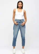 High Rise Relaxed Fit Women’s Jeans/Denim Pant/Ladies Mom Blue Jeans