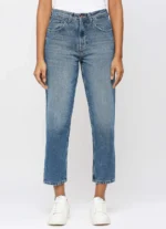High Rise Relaxed Fit Women’s Jeans/Denim Pant/Ladies Mom Blue Jeans - Image 2