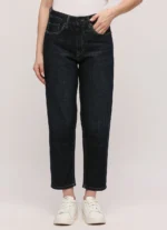High Waist Relaxed Fit Women’s Jeans/Denim Pant/Ladies Mom Blue Jeans - Image 2