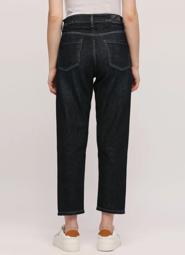 8905875012665_3 High Waist Relaxed Fit Women’s Jeans/Denim Pant/Ladies Mom Blue Jeans - Image 3