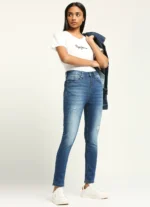 High Waist Skinny Fit Women’s Jeans/Denim Pant/Ladies Blue Jeans - Image 7