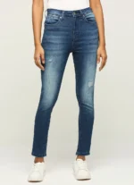 High Waist Skinny Fit Women’s Jeans/Denim Pant/Ladies Blue Jeans - Image 4