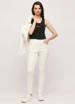 White High Rise Skinny Fit Women’s Jeans/Denim Pant/Ladies Jeans