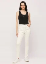 White High Rise Skinny Fit Women’s Jeans/Denim Pant/Ladies Jeans - Image 4