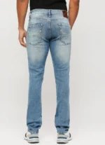 Pepe Jeans Men's Vapour Slim Fit Mid Waist Lightly Fade Black Jeans - Image 4