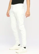PEPE JEANS CHINOX WHITE MID RISE SKINNY JEANS/DENIM PANT - Image 4