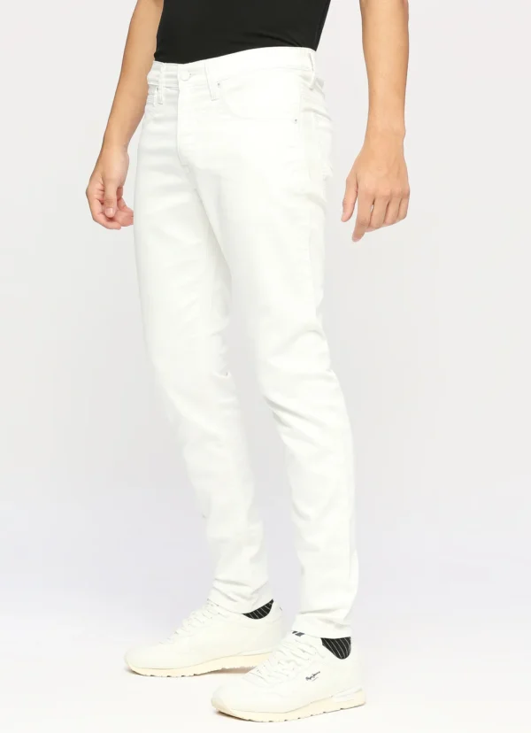 8905875015208_4 PEPE JEANS CHINOX WHITE MID RISE SKINNY JEANS/DENIM PANT - Image 4
