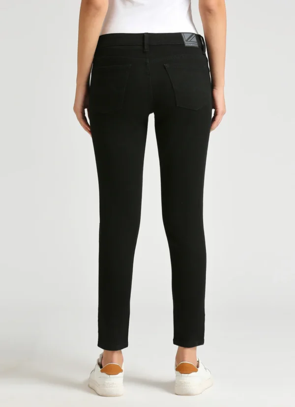 Black Mid Waist Skinny Fit Women’s Jeans/Denim Pant/Ladies Jeans - Image 7