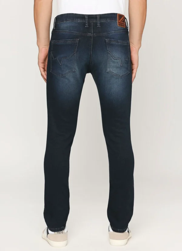 Pepe Jeans Men's Vapour Slim Fit Low RiseTapered Lightly Fade Blue Jeans - Image 3