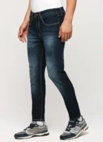 PEPE JEANS CHINOX DARK BLUE MID RISE SKINNY JEANS/DENIM PANT - Image 5