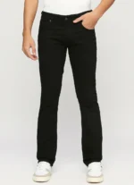 VAPOUR BLACK MID RISE SLIM FIT JEANS - Image 3