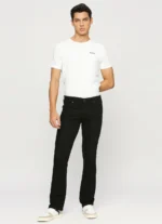 VAPOUR BLACK MID RISE SLIM FIT JEANS - Image 7