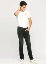 VAPOUR BLUE MID RISE SLIM FIT JEANS - Image 7