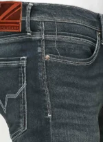 PEPE JEANS CHINOX DARK BLUE MID RISE SKINNY JEANS/DENIM PANT - Image 5