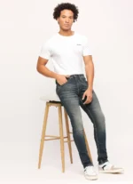 PEPE JEANS CHINOX DARK BLUE MID RISE SKINNY JEANS/DENIM PANT