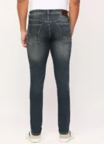 PEPE JEANS CHINOX DARK BLUE MID RISE SKINNY JEANS/DENIM PANT - Image 3