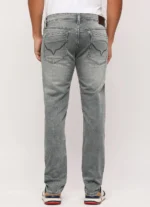 Pepe Jeans Men's Vapour Tapor Low Rise Tapered Jeans Grey - Image 3