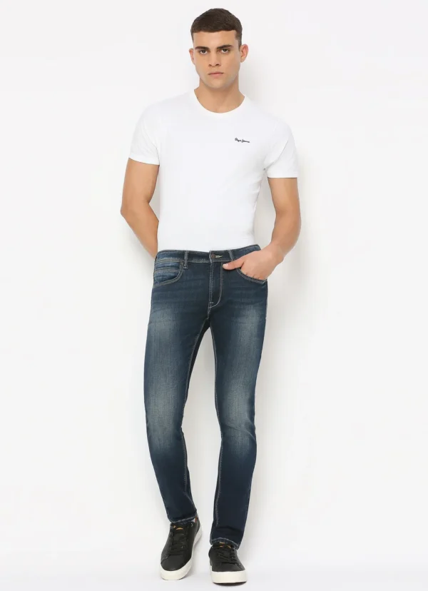 Pepe Jeans Men's Vapour Slim Fit Mid Waist Lightly Fade Jeans - Image 2