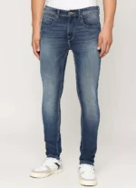 PEPE JEANS CHINOX BLUE MID RISE SKINNY JEANS/DENIM PANT - Image 2
