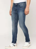 PEPE JEANS CHINOX BLUE MID RISE SKINNY JEANS/DENIM PANT - Image 4