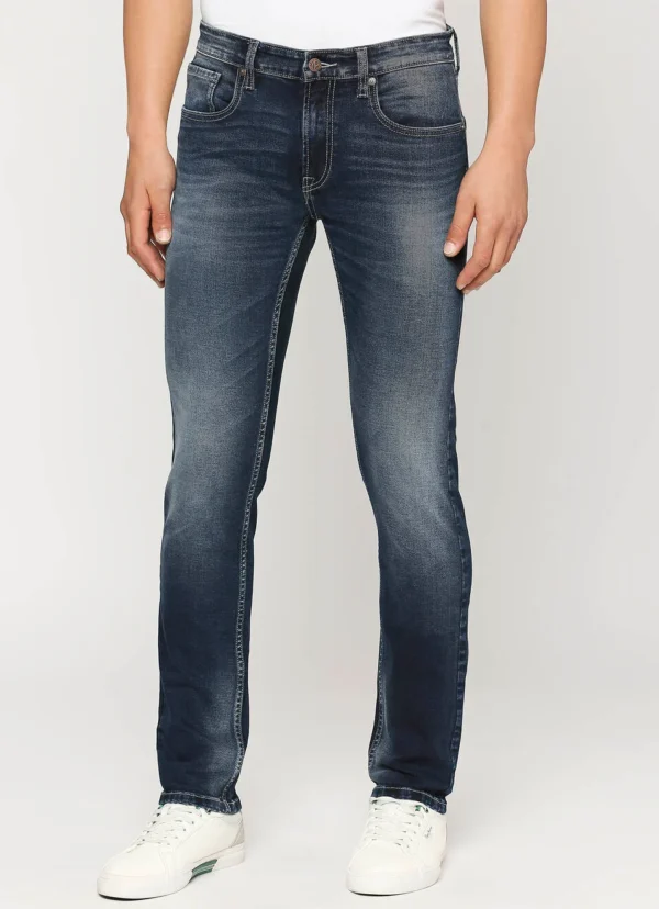 Pepe Jeans Men's Vapour Slim Fit Mid Waist Lightly Fade Jeans - Image 6