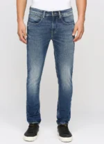 PEPE JEANS CHINOX DARK BLUE MID RISE SKINNY JEANS/DENIM PANT - Image 3