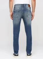 PEPE JEANS CHINOX DARK BLUE MID RISE SKINNY JEANS/DENIM PANT - Image 4