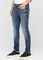 PEPE JEANS CHINOX DARK BLUE MID RISE SKINNY JEANS/DENIM PANT - Image 5