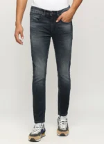PEPE JEANS CHINOX DARK BLUE MID RISE SKINNY JEANS/DENIM PANT - Image 3