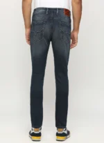 PEPE JEANS CHINOX DARK BLUE MID RISE SKINNY JEANS/DENIM PANT - Image 4