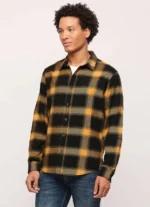PEPE JEANS ORANGE CHECKS LONG SLEEVE SHIRT