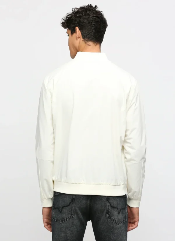 PEPE JEANS WHITE LIGHTWEIGHT CUT SEW JACKET - Image 3