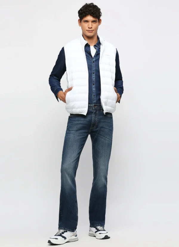 PEPE JEANS DARK BLUE SOLID LONG SLEEVE SHIRT - Image 7