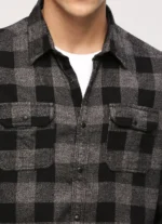 PEPE JEANS BLACK CHECKS LONG SLEEVE SHIRT - Image 6