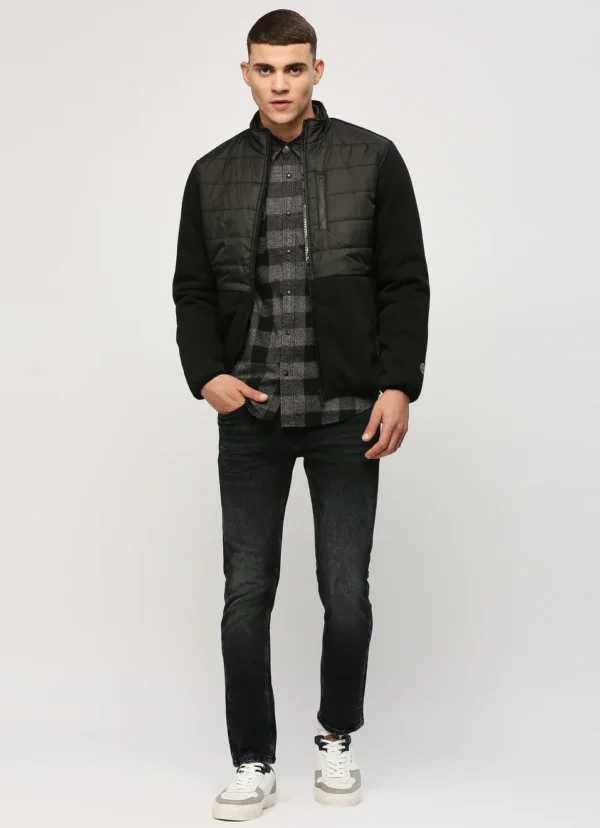 PEPE JEANS BLACK CHECKS LONG SLEEVE SHIRT - Image 7