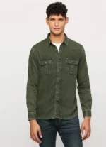 PEPE JEANS GREEN LONG SLEEVE SHIRT - Image 3