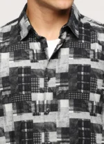 PEPE JEANS BLACK PRINTED FULL SLEEVE SHIRT - Image 3