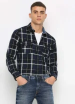 PEPE JEANS INDIGO CHECKS LONG SLEEVE SHIRT - Image 2
