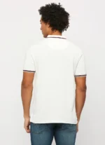 PEPE JEANS NATURAL RIBBED COLLAR SHORT SLEEVE POLO - Image 3