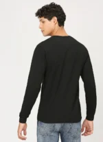 PEPE JEANS JONNY NECK FULL SLEEVE BLACK T-SHIRT - Image 3